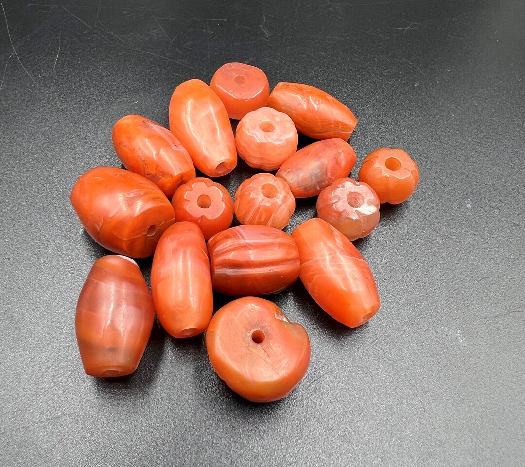 Asian Nepali Himalayan Indo Tibetan Pema Raka Carnelian Agate Stone ...