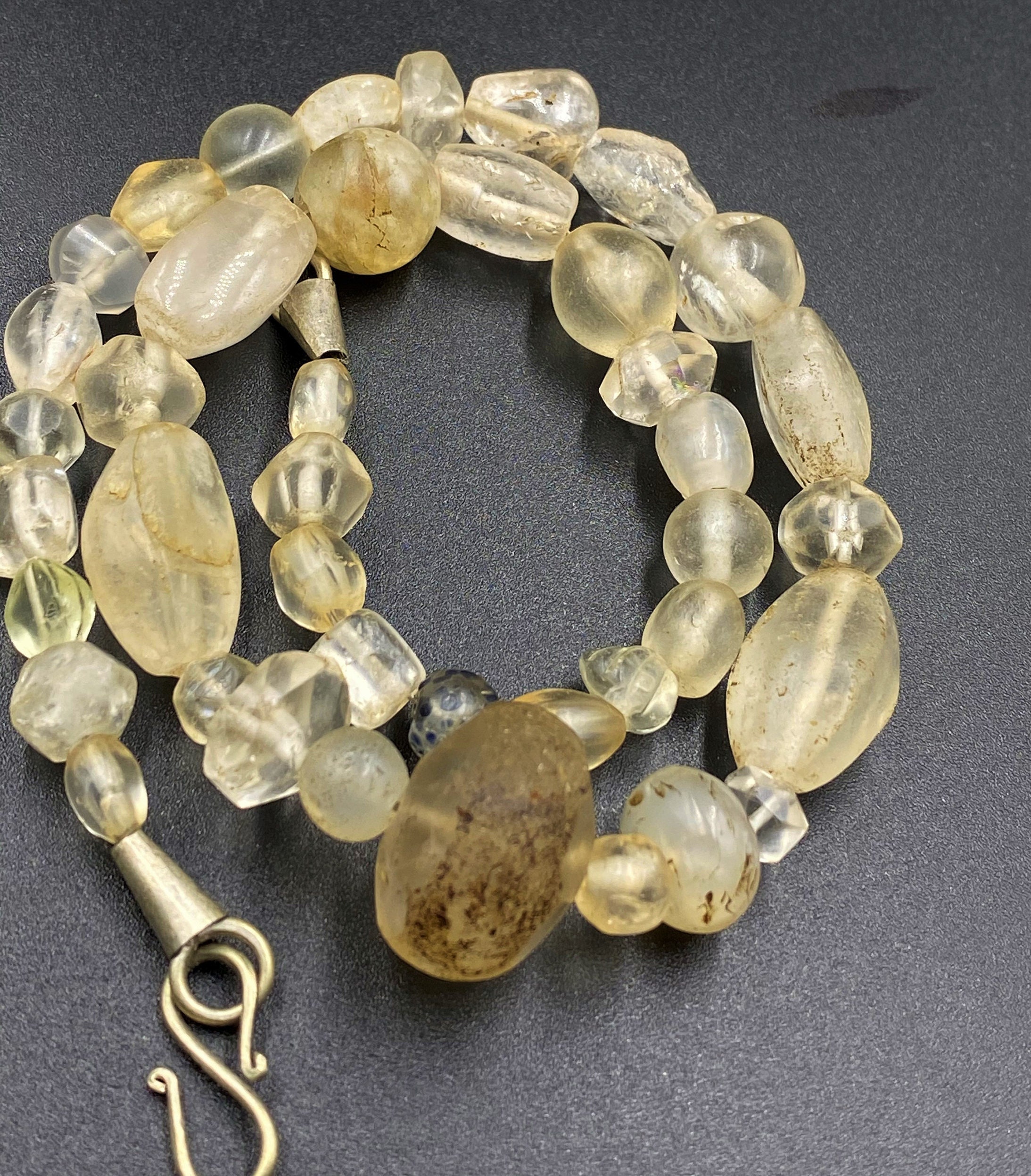 Rare Ancient Crystals Quartz Beads Necklace From Central Asia - Etsy UK