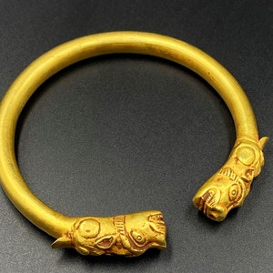 Ancient Near East ROMAN Artifacts Antiquities GOLD Jewelry Bangle Bracelet image 4