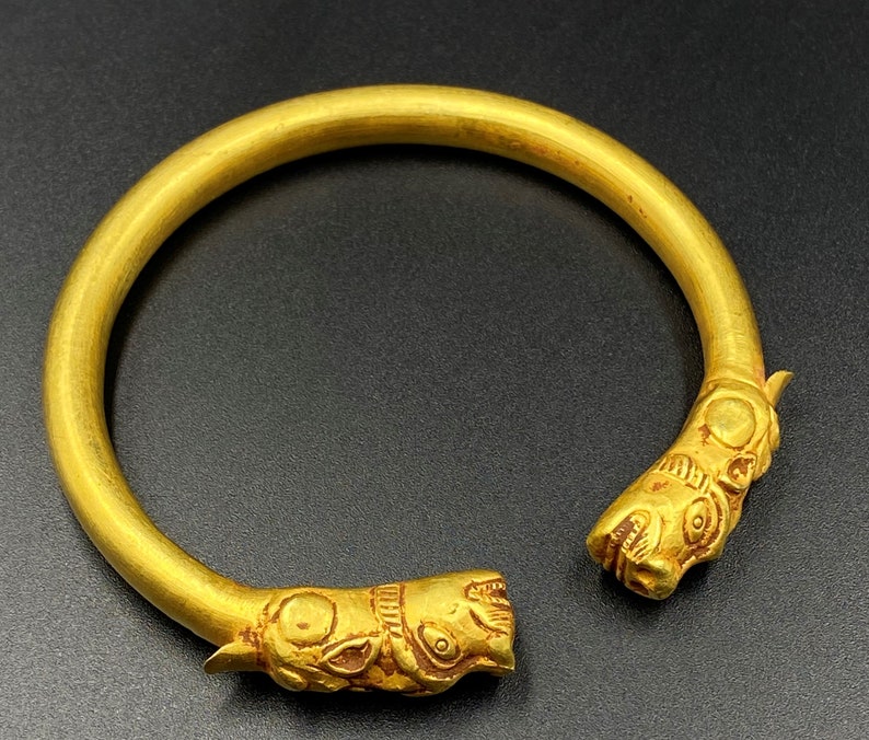 Ancient Near East ROMAN Artifacts Antiquities GOLD Jewelry Bangle Bracelet image 4