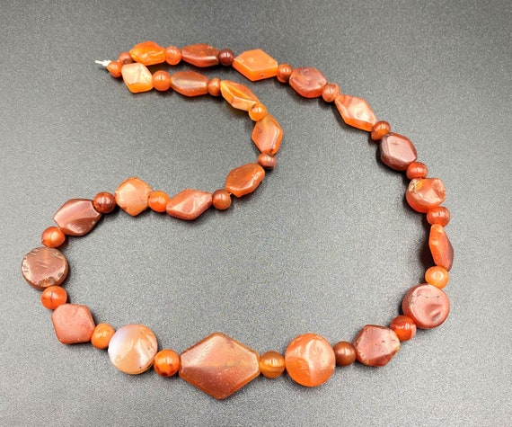 Ancient Himalayan Regions Old Carnelian Agate Bea… - image 9
