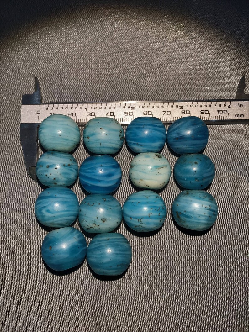 Antique Glass Trade Beads Etsy