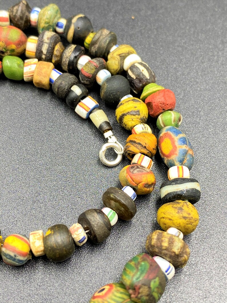 Old Antique Ancient Millefiori Glass Beads From Ancient - Etsy