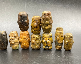 Chines Tang Dynasty Ancient Jewelry Turquoise Beads Lot