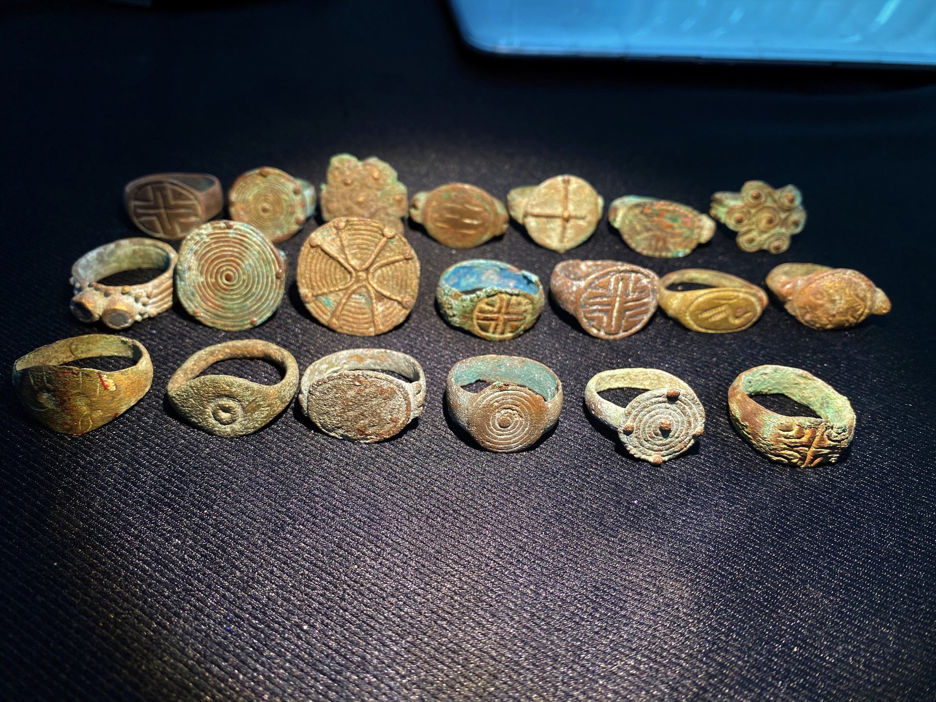 Rings the Lot of Ancient Rings From Ancient Romans Empire - Etsy