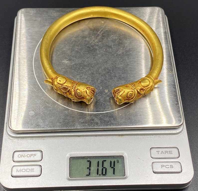 Ancient Near East ROMAN Artifacts Antiquities GOLD Jewelry Bangle Bracelet image 2