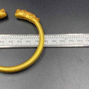 Ancient Near East ROMAN Artifacts Antiquities GOLD Jewelry Bangle Bracelet image 6