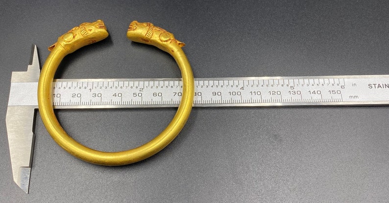 Ancient Near East ROMAN Artifacts Antiquities GOLD Jewelry Bangle Bracelet image 6