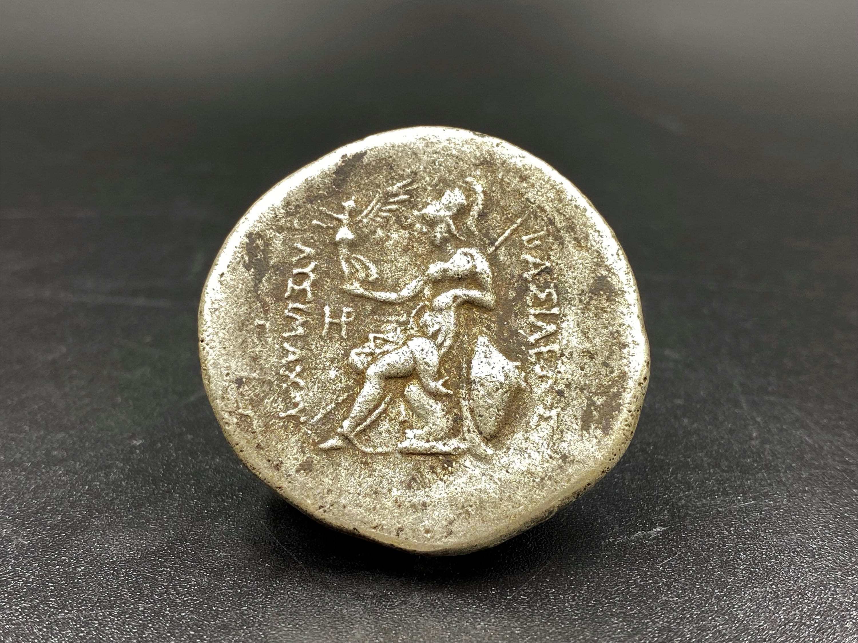 アレクサンダーの古い通貨古代アンティーク銀インドギリシャのグレコバクトリアのコイン - Etsy 日本