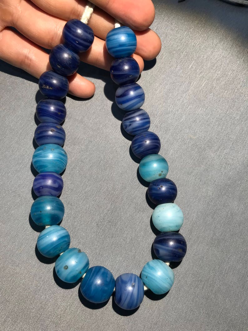 Antique Glass Trade Beads Etsy
