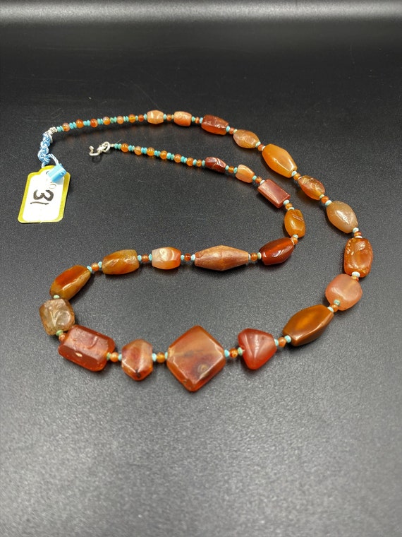 Ancient Himalayan Indo Tibetan beads necklace old… - image 9
