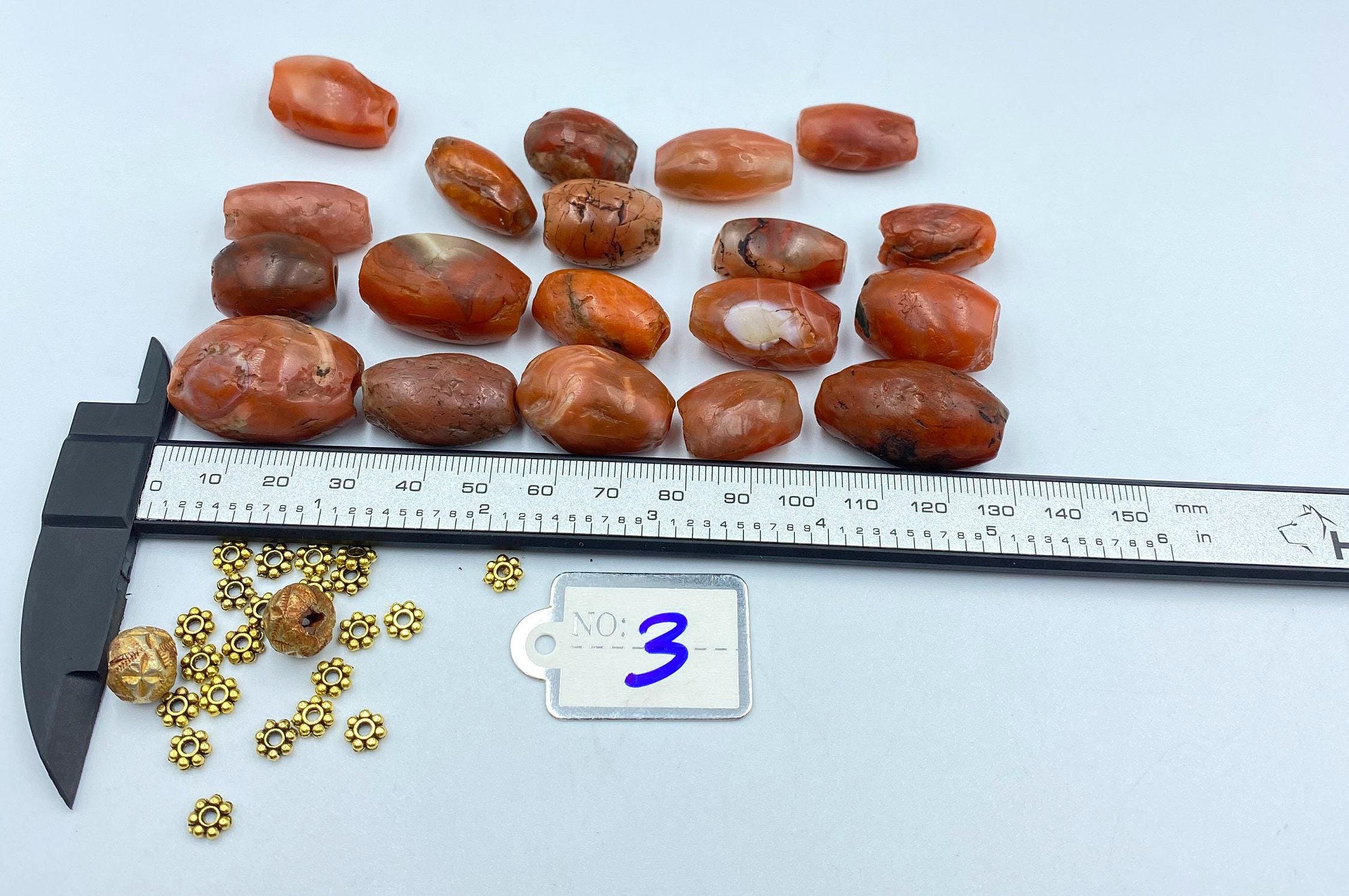 Tian Zhu Ancient Indo Tibetan Nepal Carnelian Pema Raka