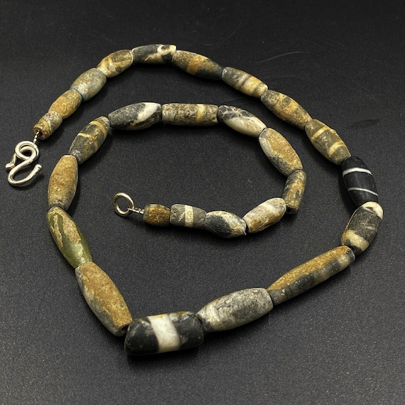 Ancient Greco Bactrian jasper Agate Antique jewel… - image 1