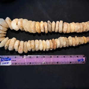 Ancient Neolithic quartz African stone bead Mali sub Sahara