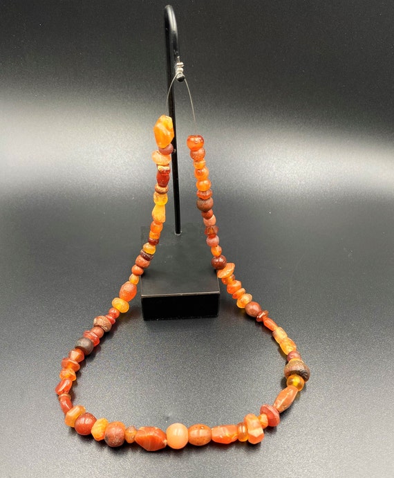 Cuentas De Cornalina Roja Natural Facetadas En Forma De Pepita