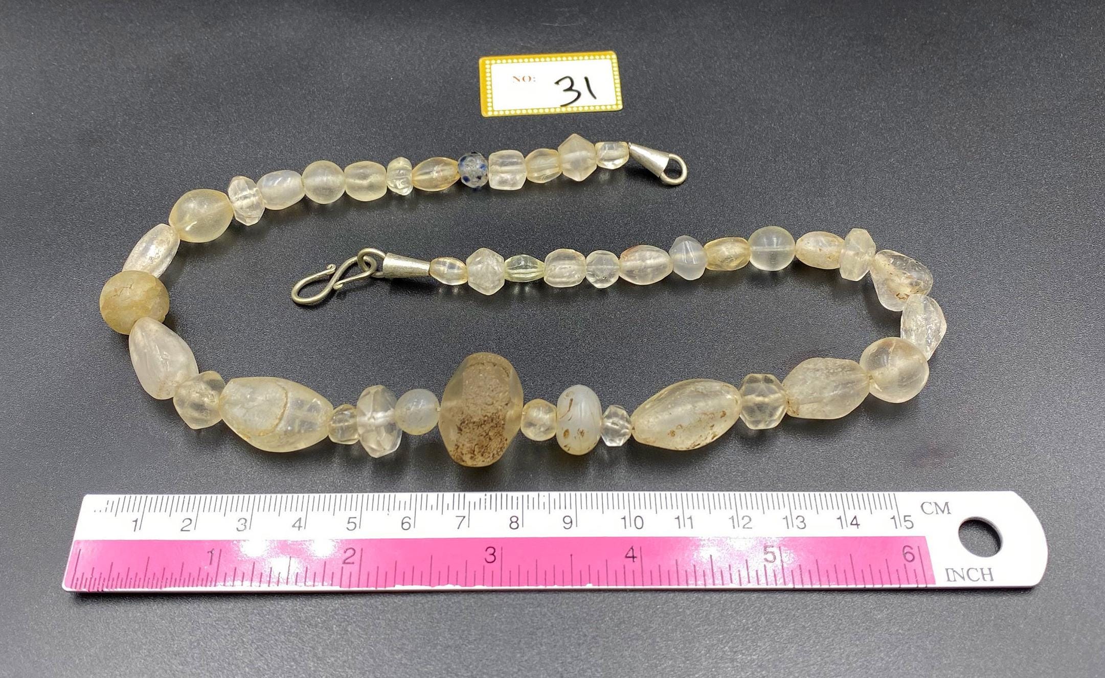 古代水晶と金赤ホワイトハーツ、古代瑪瑙、ダークブルーミックス
