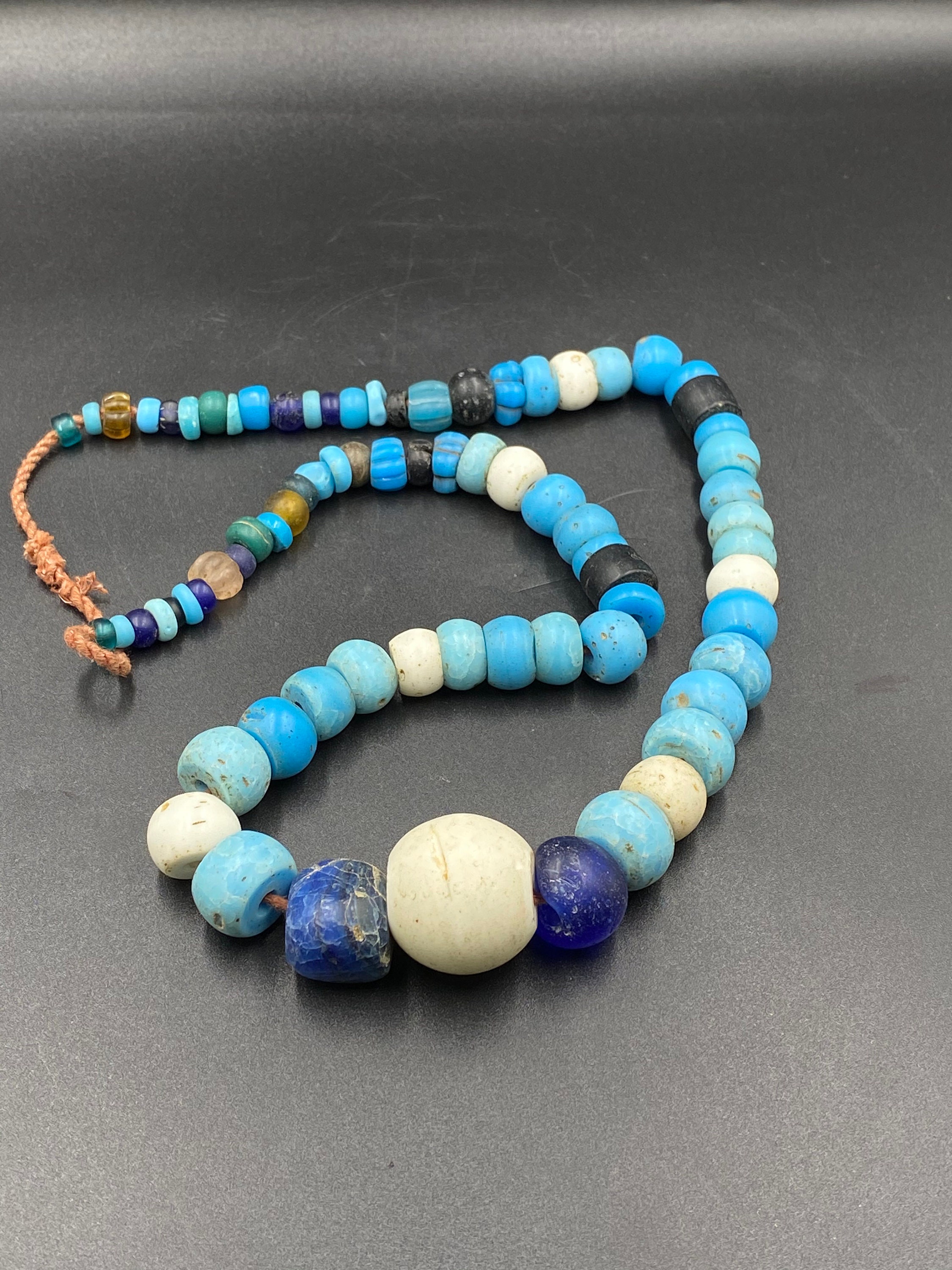 Old Himalayan Ancient Antique Naga Glass Beads Necklace From - Etsy