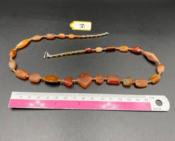 Ancient Himalayan Indo Tibetan beads necklace old… - image 5