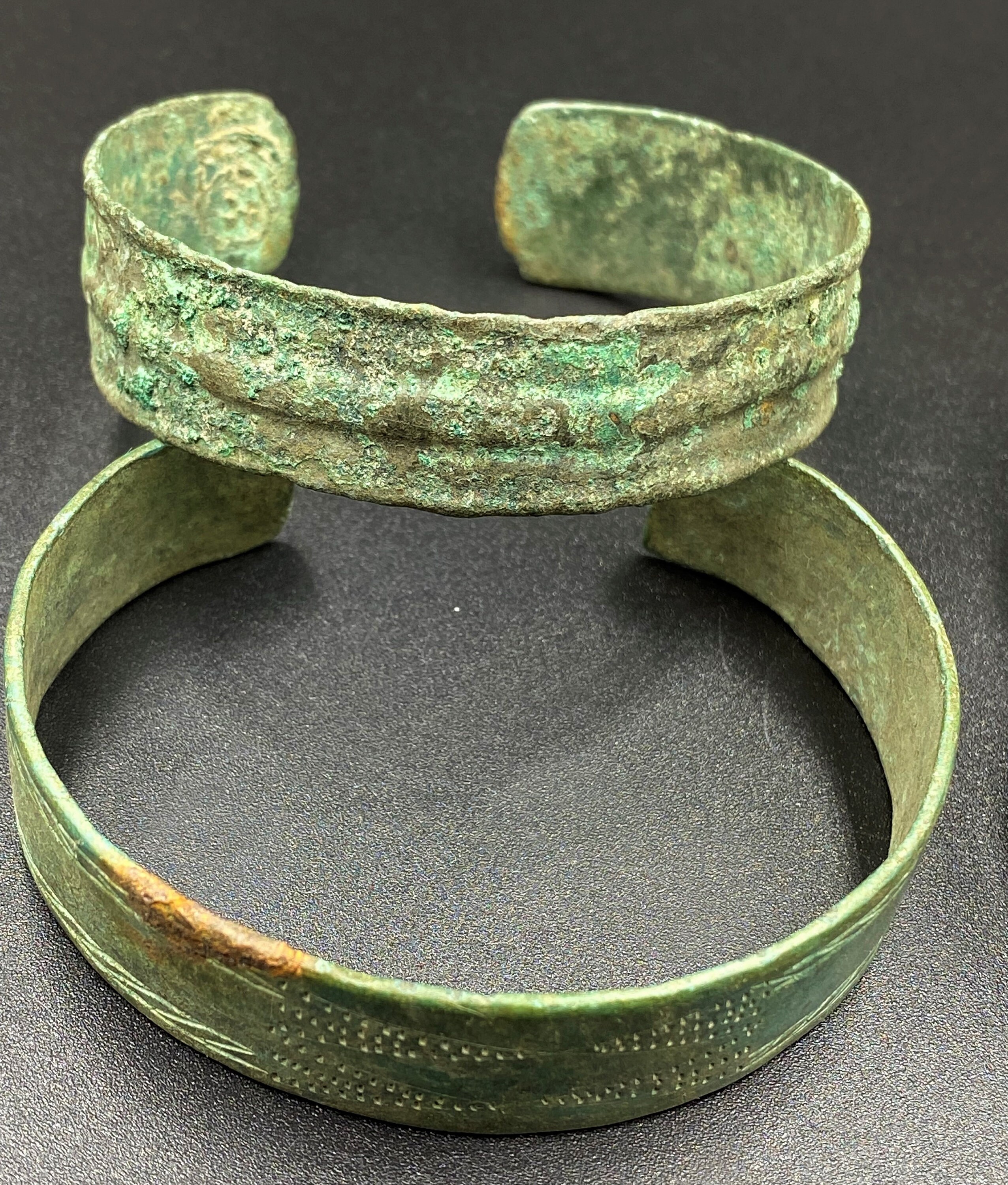 Lot Of 4 Vintage Old Bronze Jewelry Bangles Bracelets Ancient Etsy