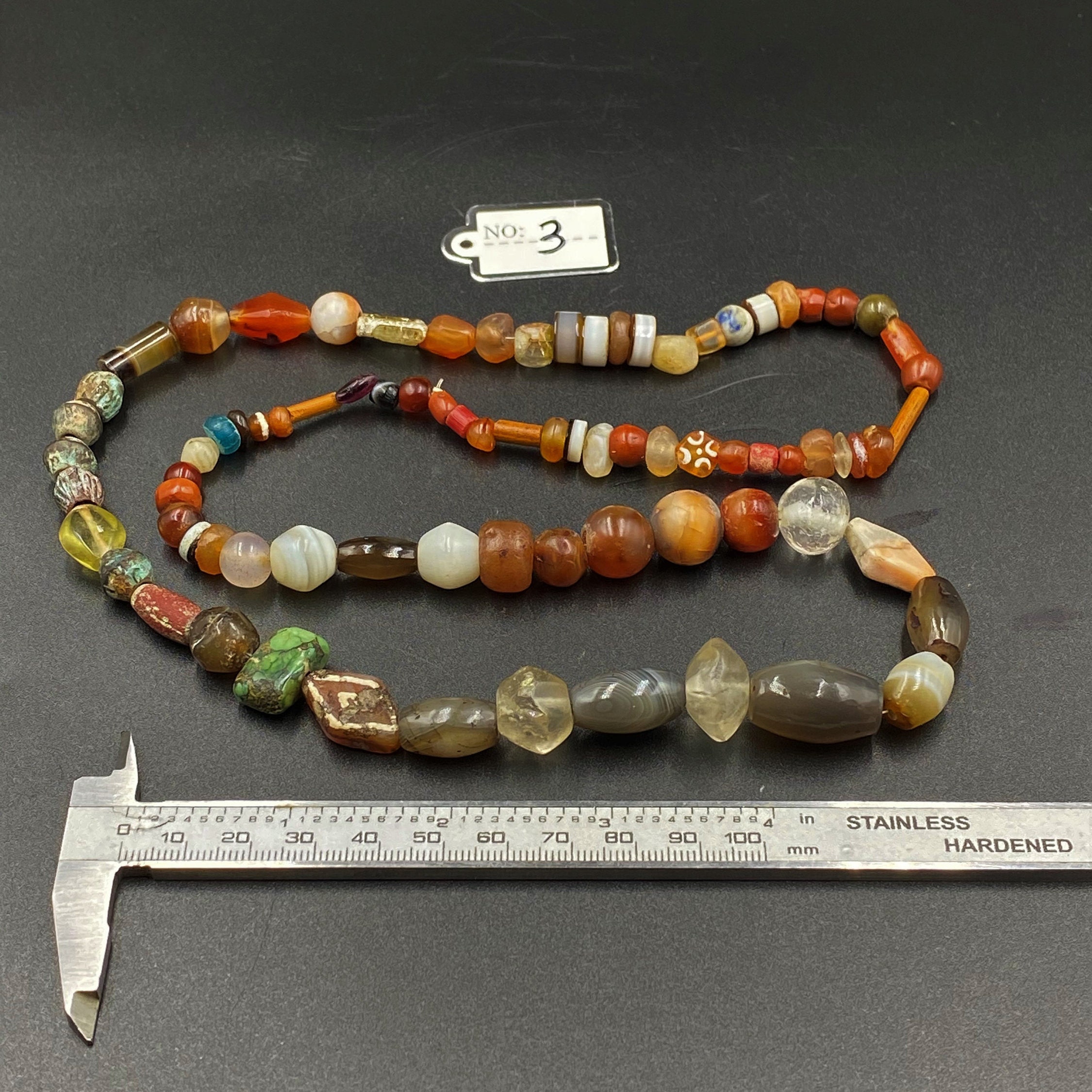 Old Ancient Antique Indo Tibetan Himalayan Agate Beads Lot Rare ...