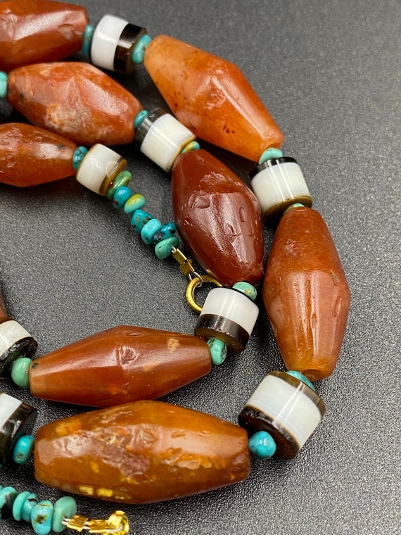 Himalayan Old Beads from Ancient Indo-Tibetan aga… - image 9