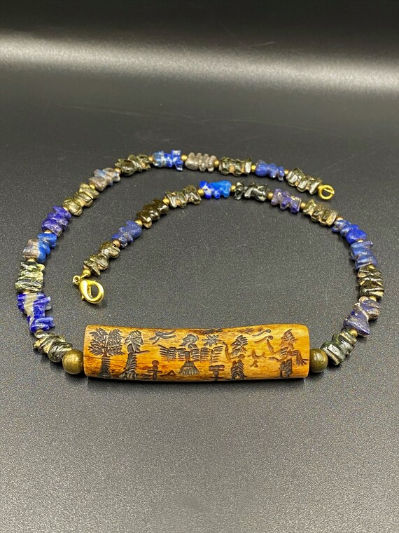 7 Ancient Medieval Islamic Glass Beads. 900-1200 CE. Western