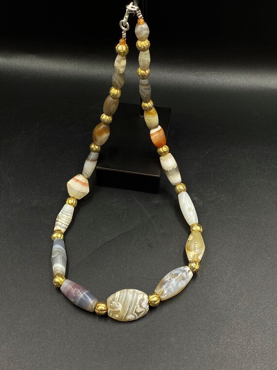 Old Antique Ancient Indo Greek Bactrian Banded Ag… - image 9