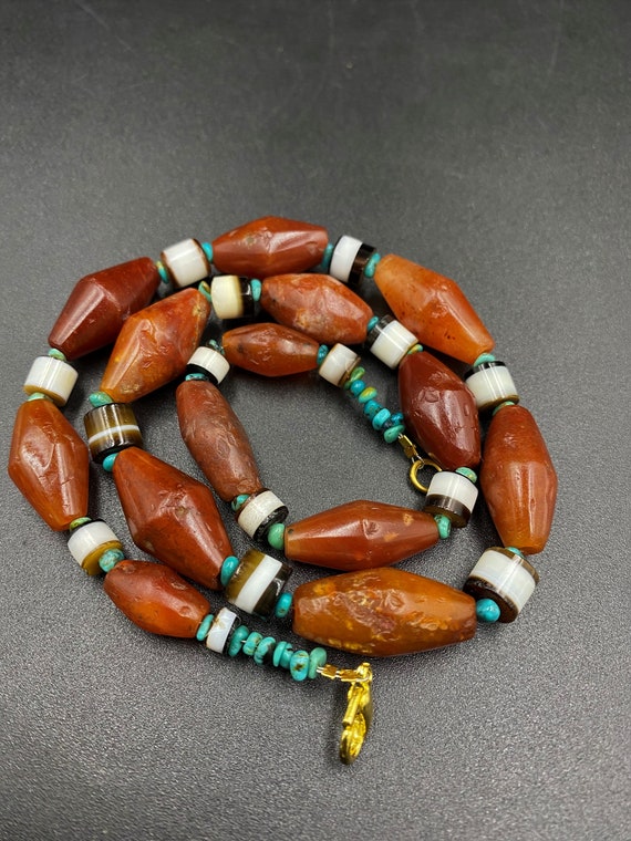 Himalayan Old Beads from Ancient Indo-Tibetan aga… - image 5