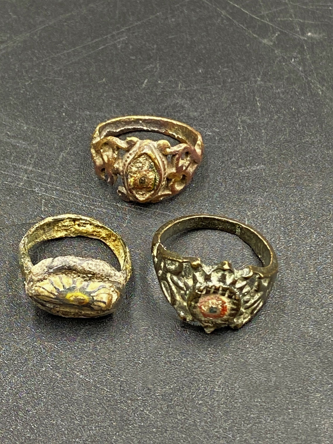 Lot alte antike Schmuck antike Roma Roman Dynastie Bronze Ring Etsy