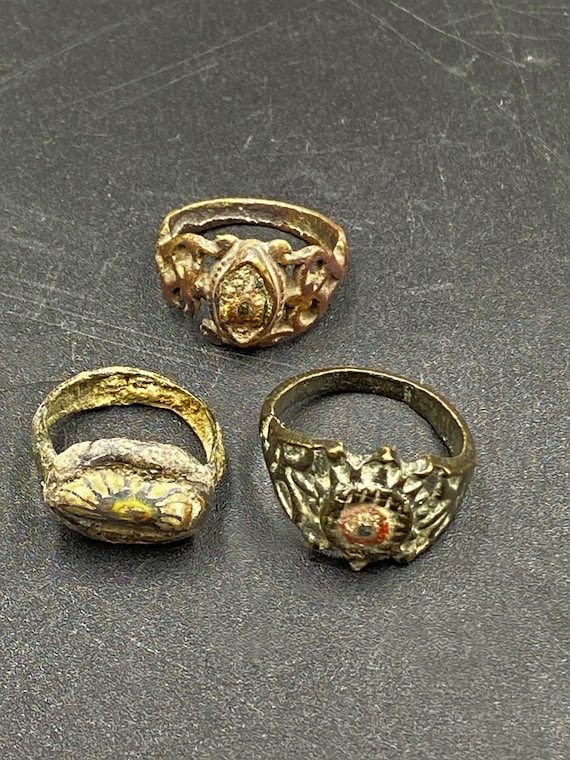 Lot Old Antique Jewelry Ancient Roma Roman's Dyna… - image 2