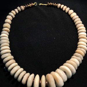 Ancient Neolithic Age Rock Crystal Stone Trade Old Beads Jewelry Necklace