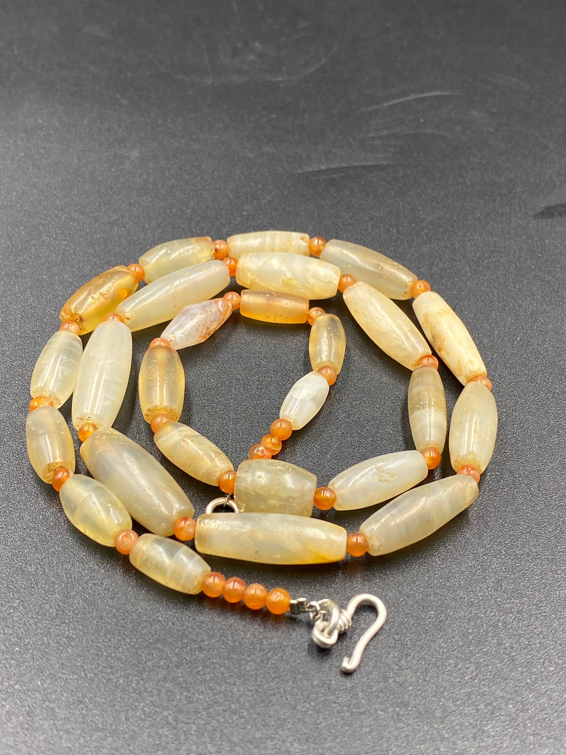 【アンティーク ビーズ】ピュー時代(1200年前)の瑪瑙ビーズ アンティーク ビーズ】ピュー時代瑪瑙ビーズ