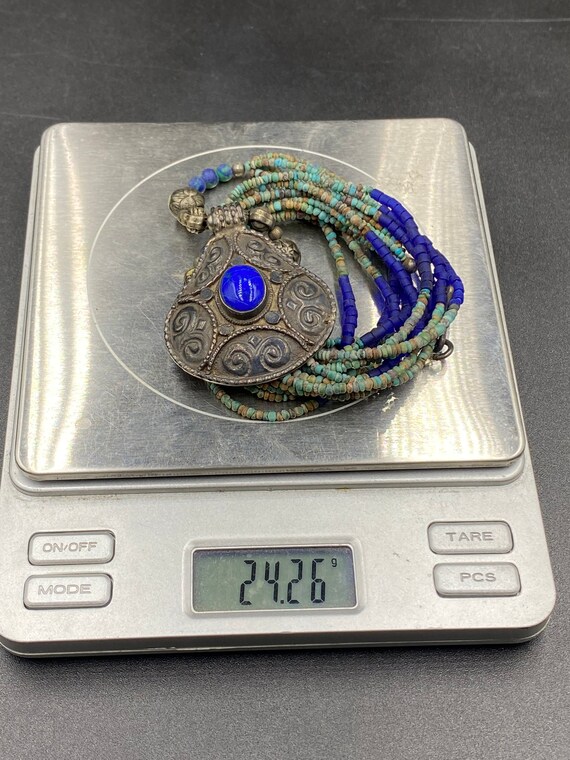 ヴィンテージ ヒマラヤ ネパール ハンドメイド シルバー ペンダント 