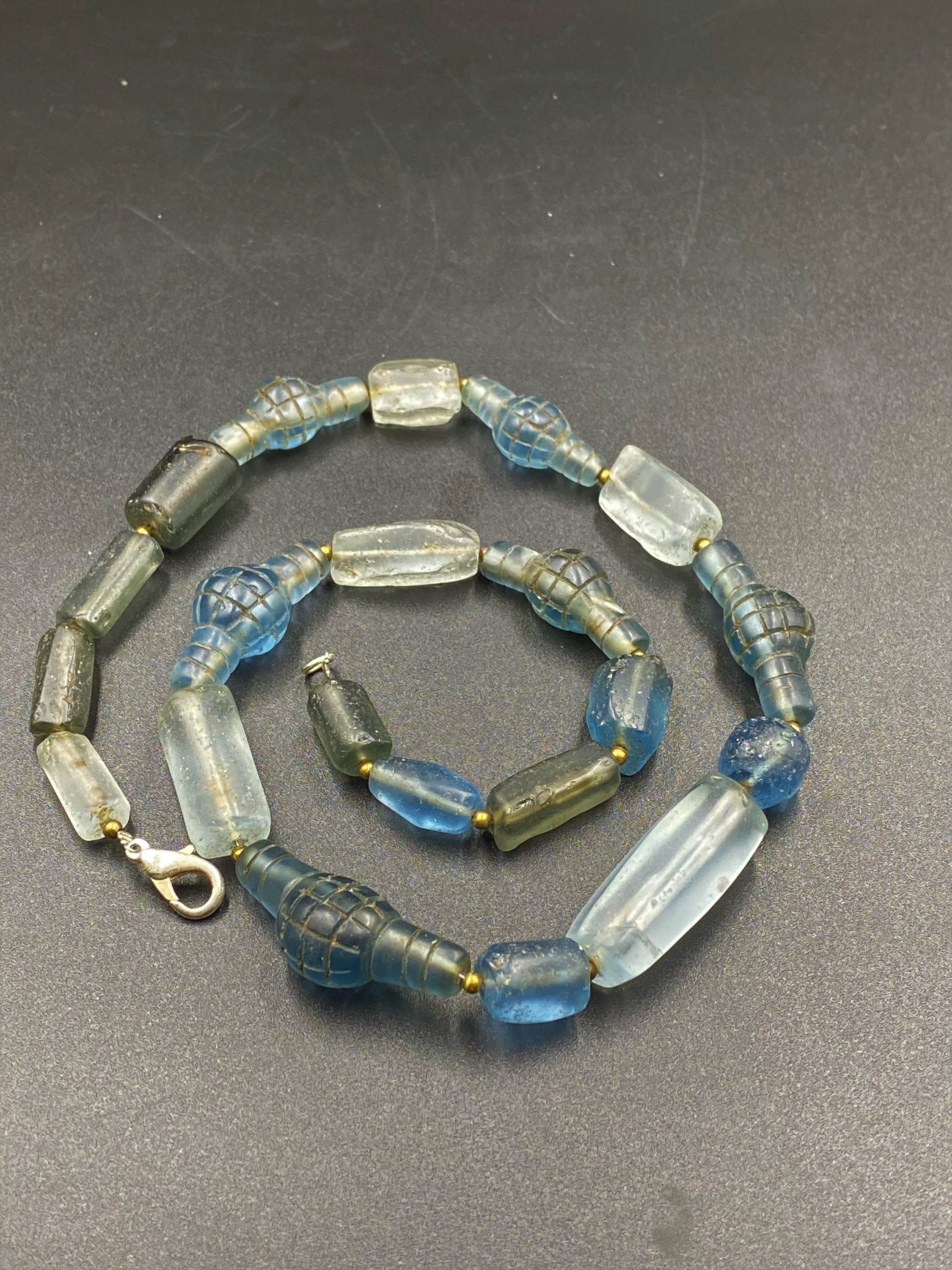 Antique glass beads south east Asian Etsy