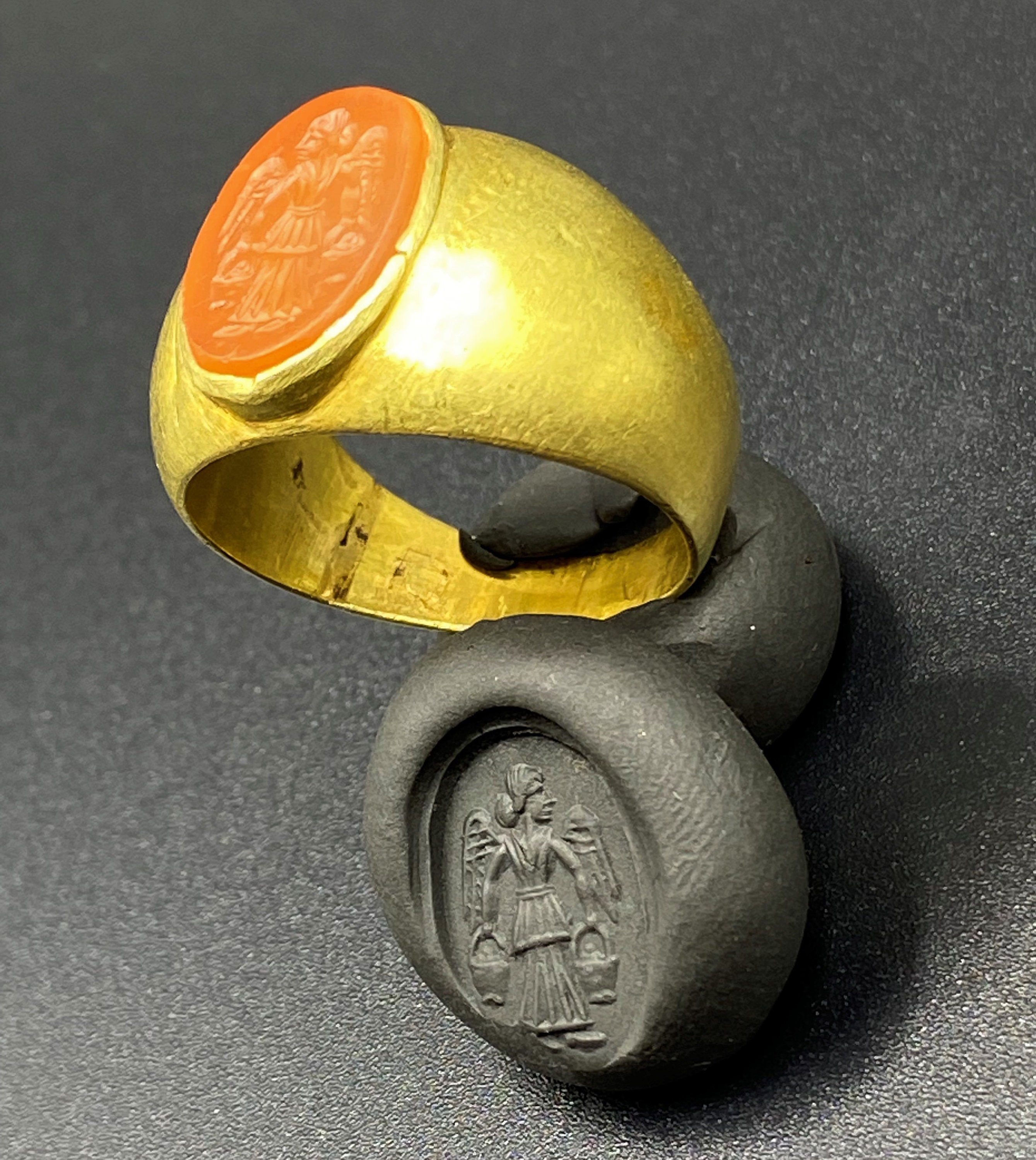 古代ローマ ゴールドリング 黄金 指輪 アクセサリー 1348 古代ローマ ゴールドリング 黄金 指輪 アクセサリー 1348