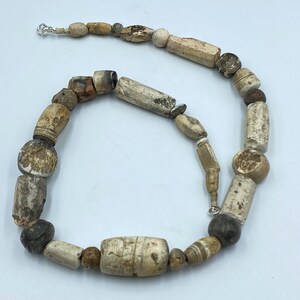 Indo Tibet Himalayan Old Ancient Carnelian Agate Spiritual Amulet Beads Necklace