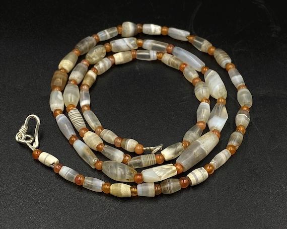 Vintage Old Beads Antique Indo Bactrian Greek Anc… - image 1