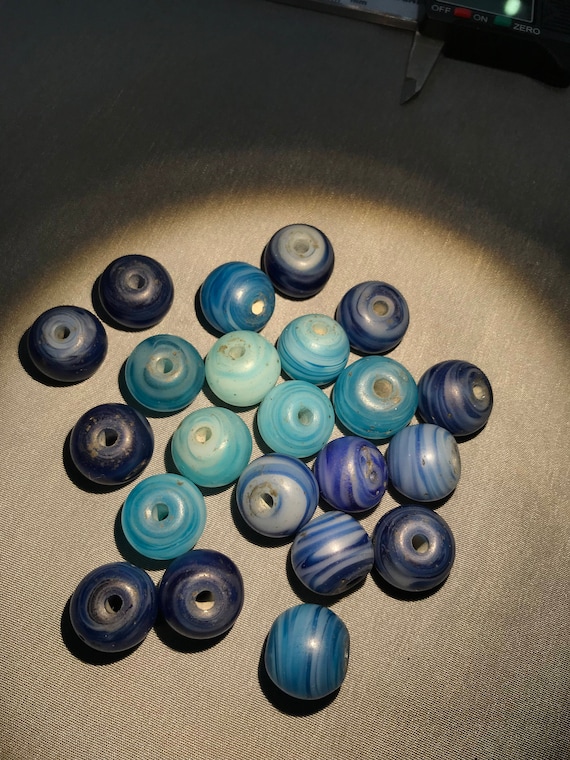 Antique Glass Trade Beads Etsy