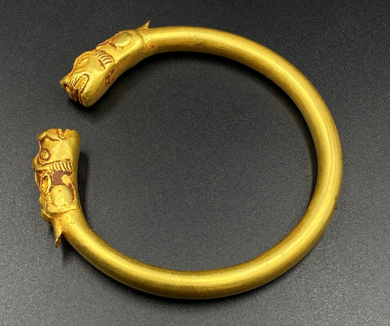 Ancient Near East ROMAN Artifacts Antiquities GOLD Jewelry Bangle Bracelet image 3