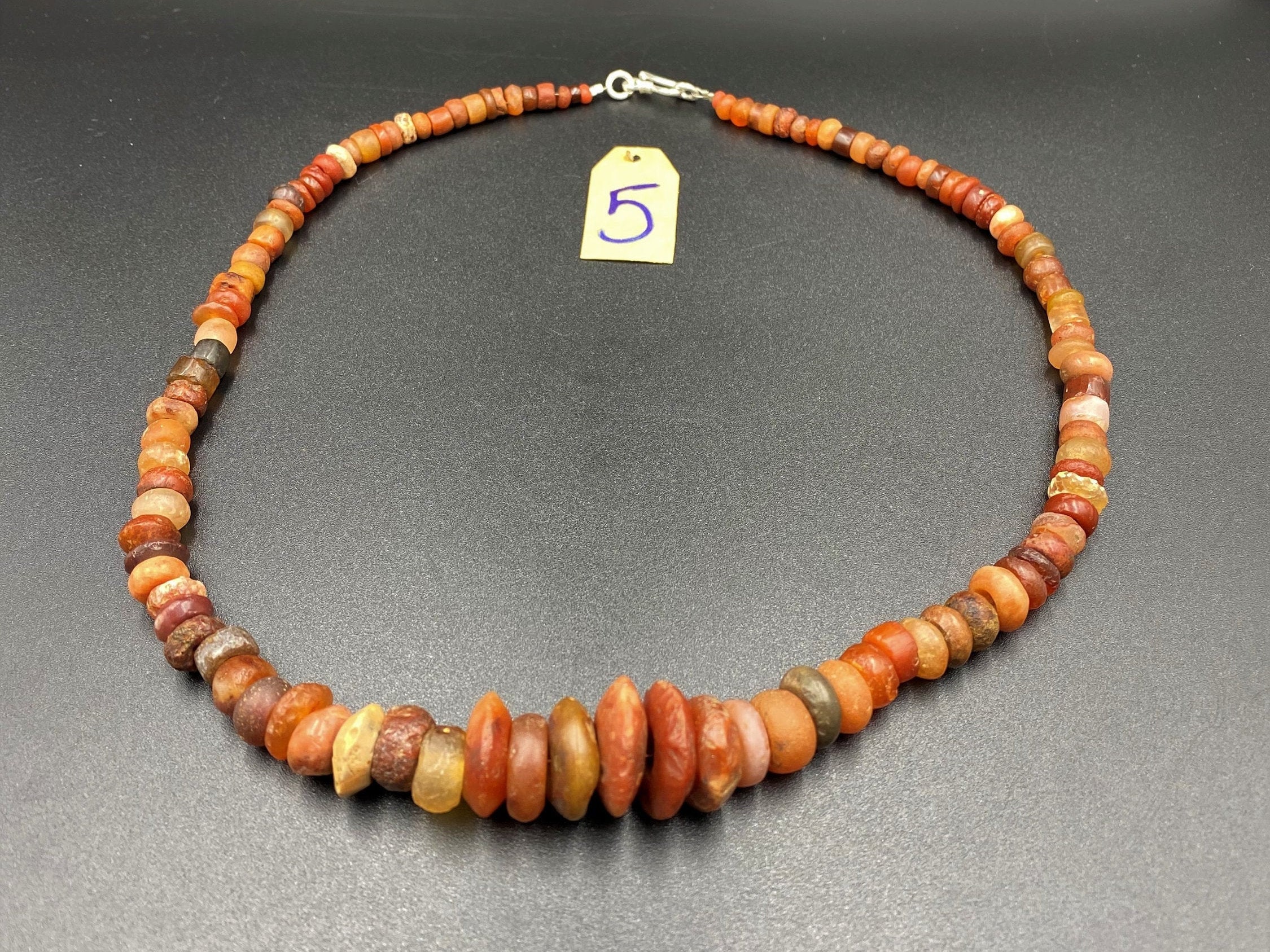 Antique Carnelian Beads From Bronze Age - Etsy