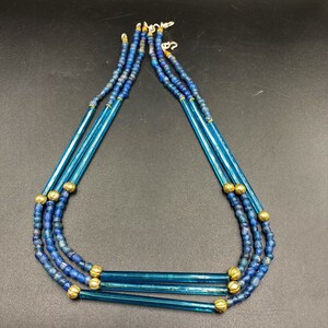 Ancient Antique Trade Vintage Old Glass Beads Necklaces