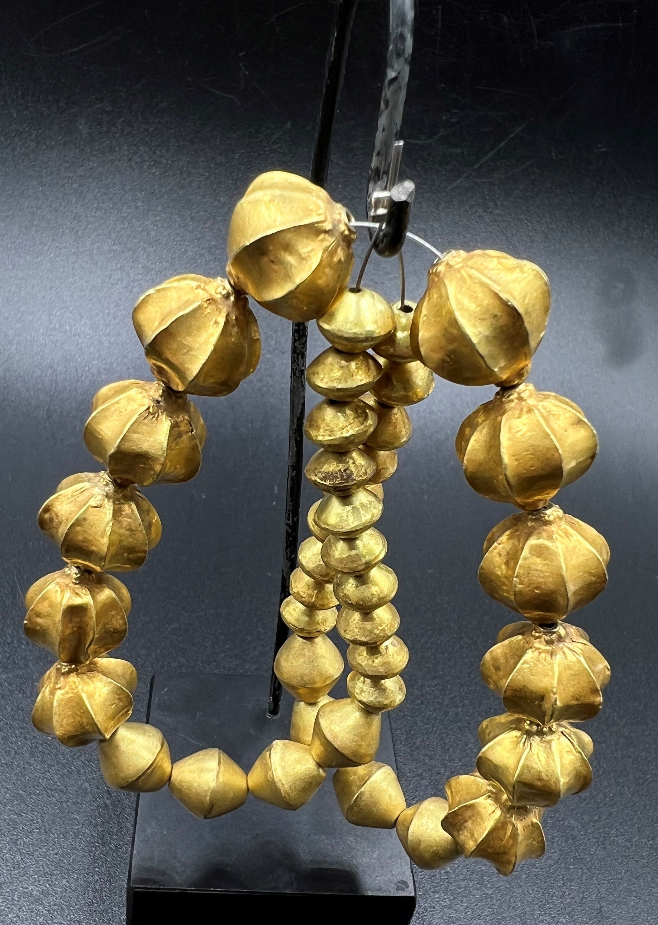 7 Ancient Medieval Islamic Glass Beads. 900-1200 CE. Western