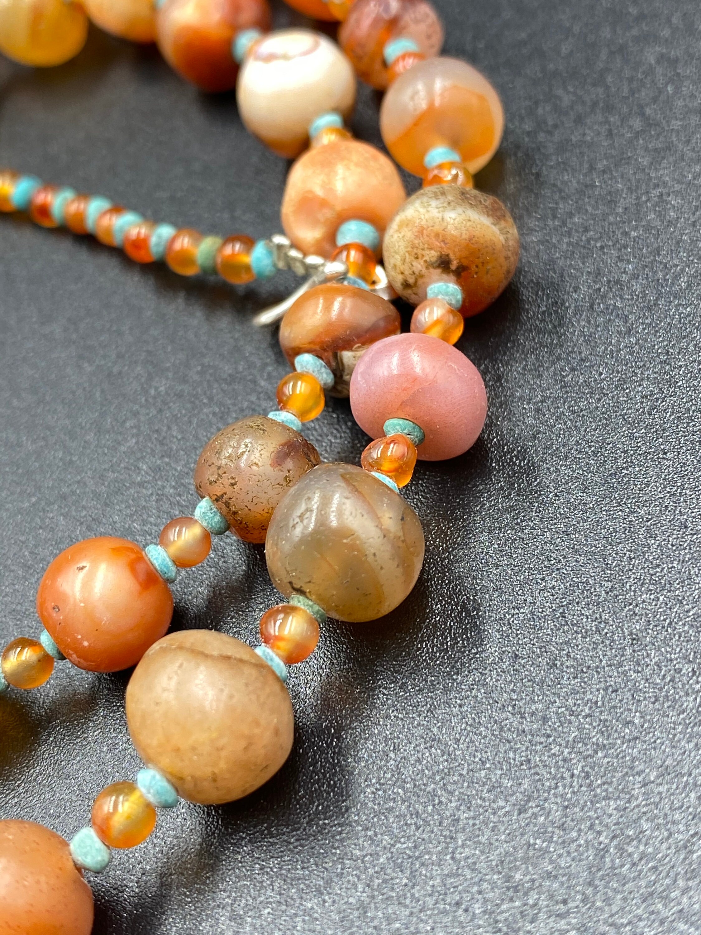 Old Agate Carnelian Beads From Central Asia Afghanistan Circa - Etsy