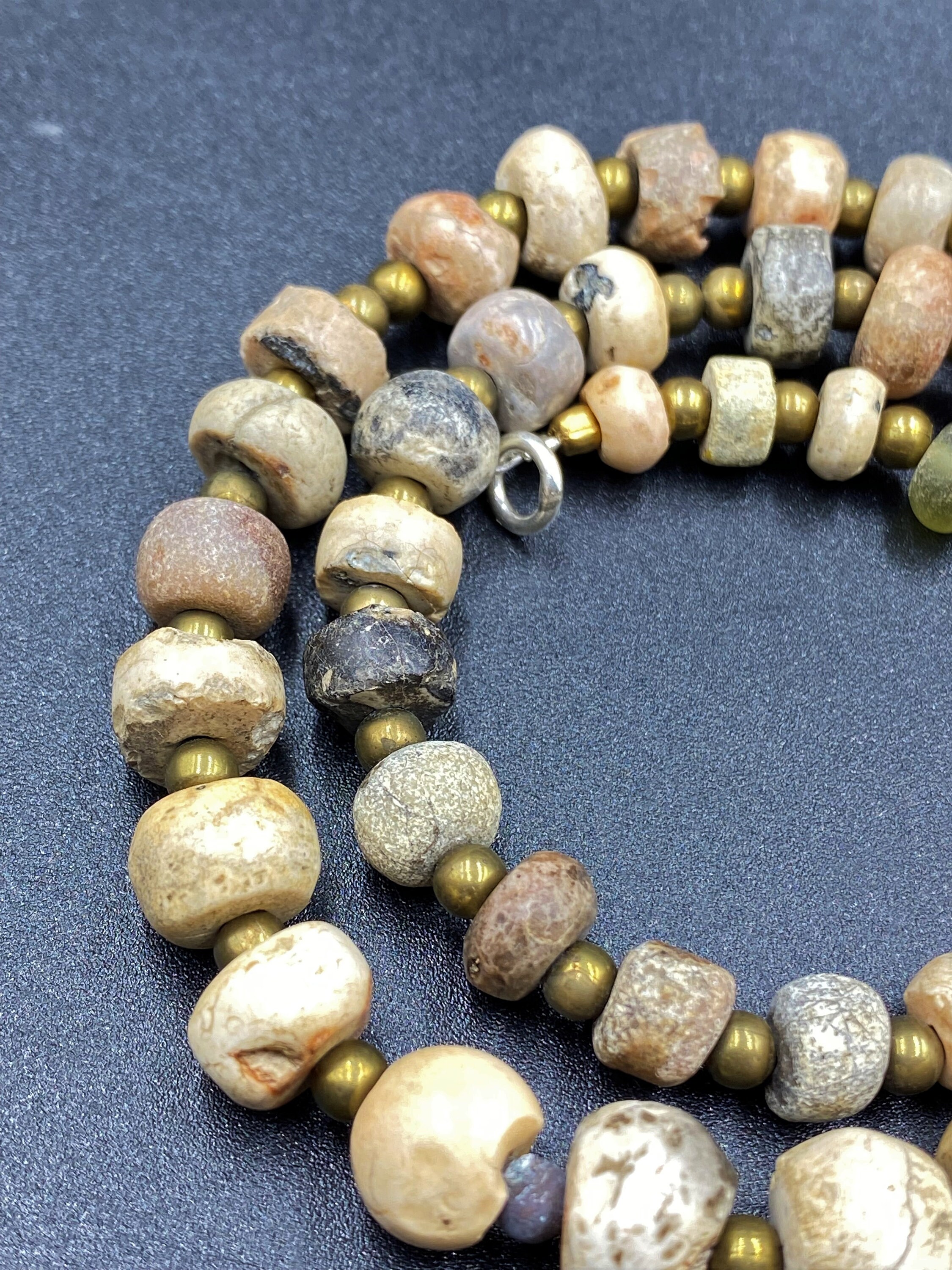 Old Ancient Antique Vintage Agate Beads Necklace From Ancient - Etsy