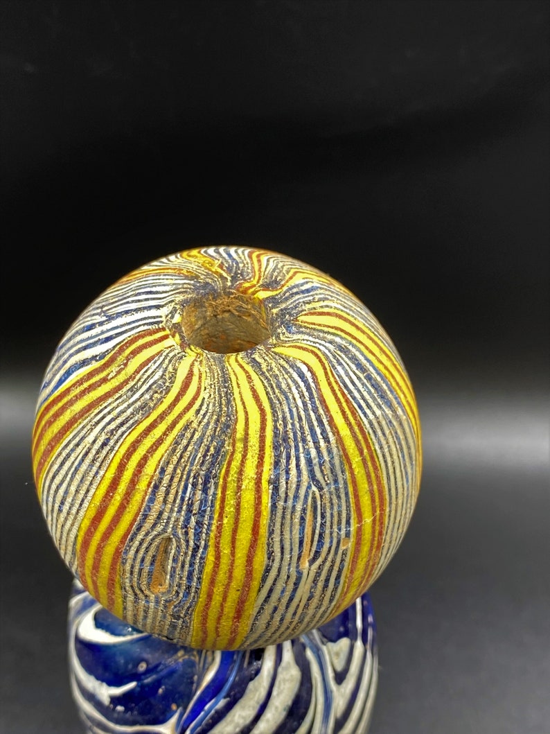 Old Ancient Antique Java Glass Beads Big Rare Size Etsy