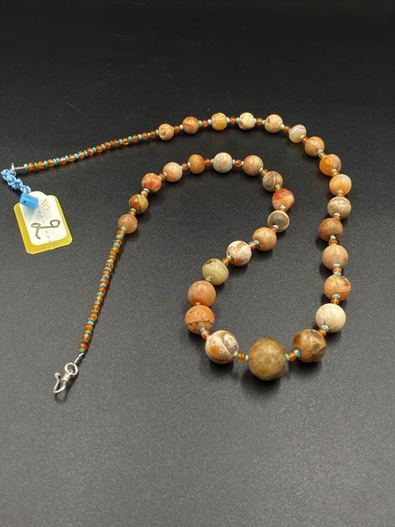 old agate carnelian   beads from central Asia Afg… - image 10