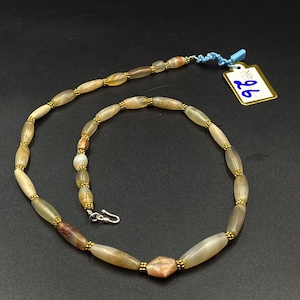 old antique ancient agate beads from ancient Pyu culture period  Myanmar