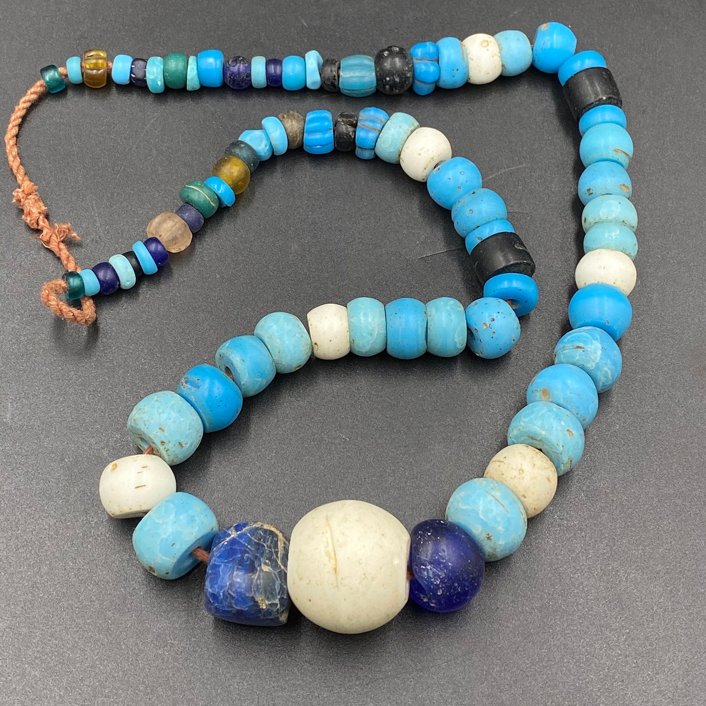 Old Himalayan Ancient Antique Naga Glass Beads Necklace From - Etsy