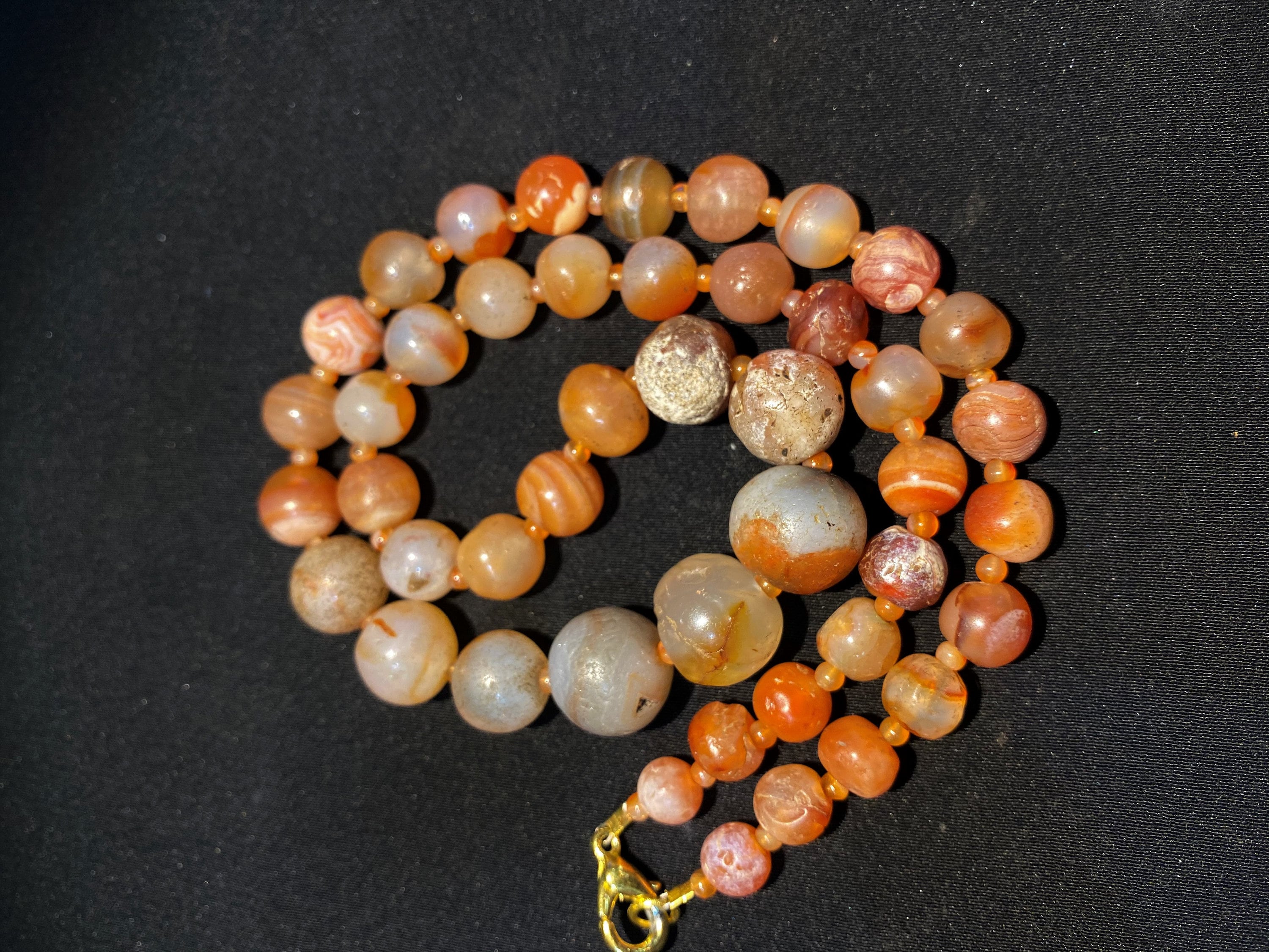 Indus Valley Carnelian Agate Beads - Etsy Indus Valley Carnelian Agate Beads - Etsy