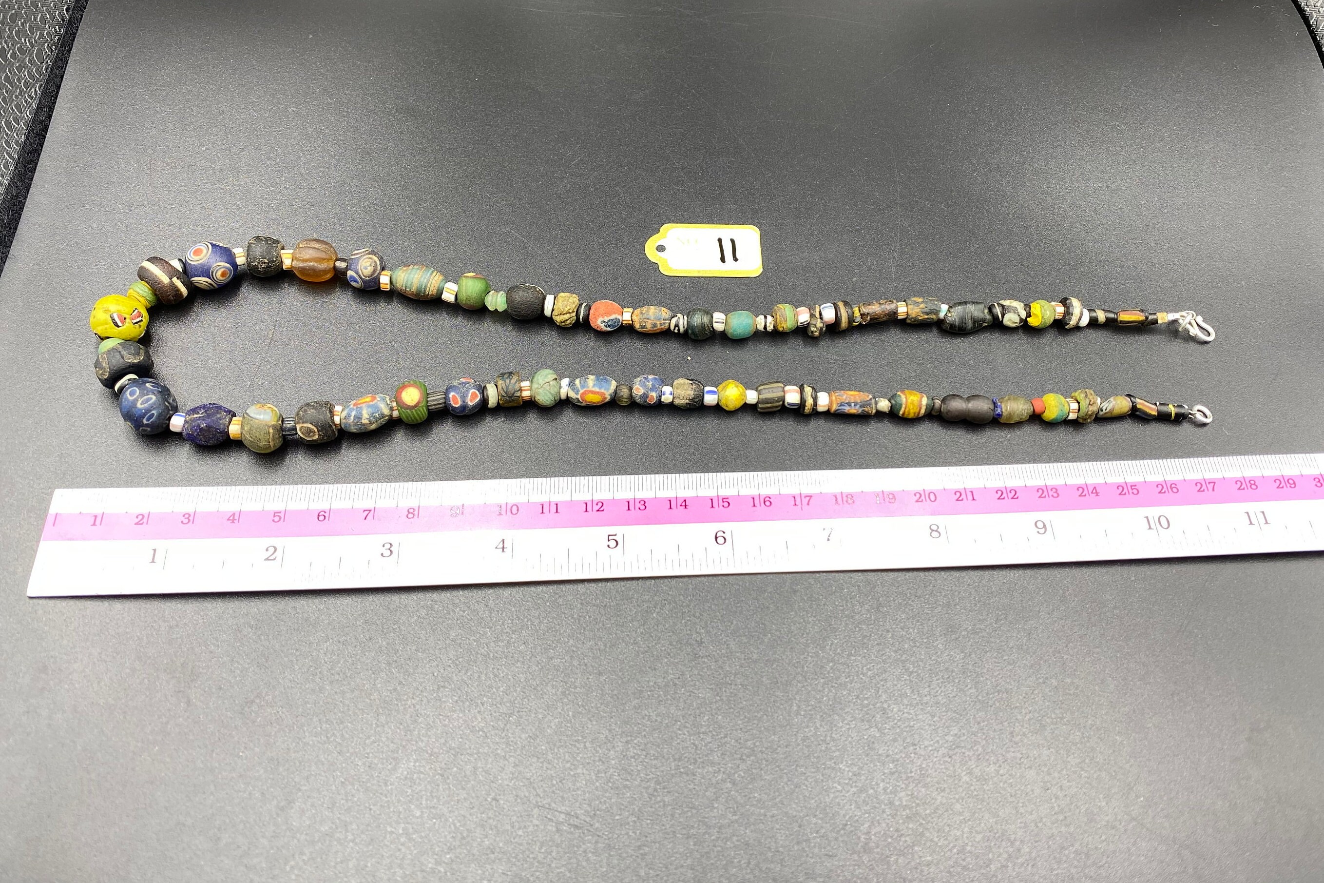 Old Ancient Antique Egyptian glass beads circa 1st century BC Etsy